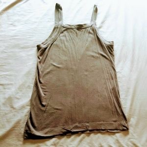 Chocolate brown tank top